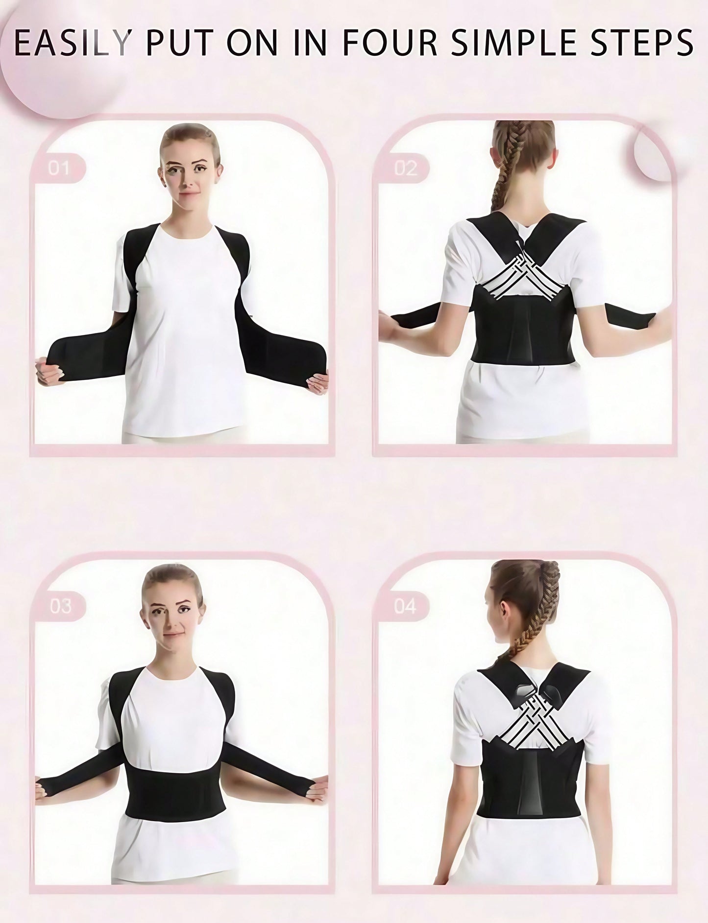 FAJA CORRECTORA DE POSTURA ERGONÓMICA